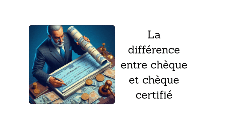 Les types de chèque