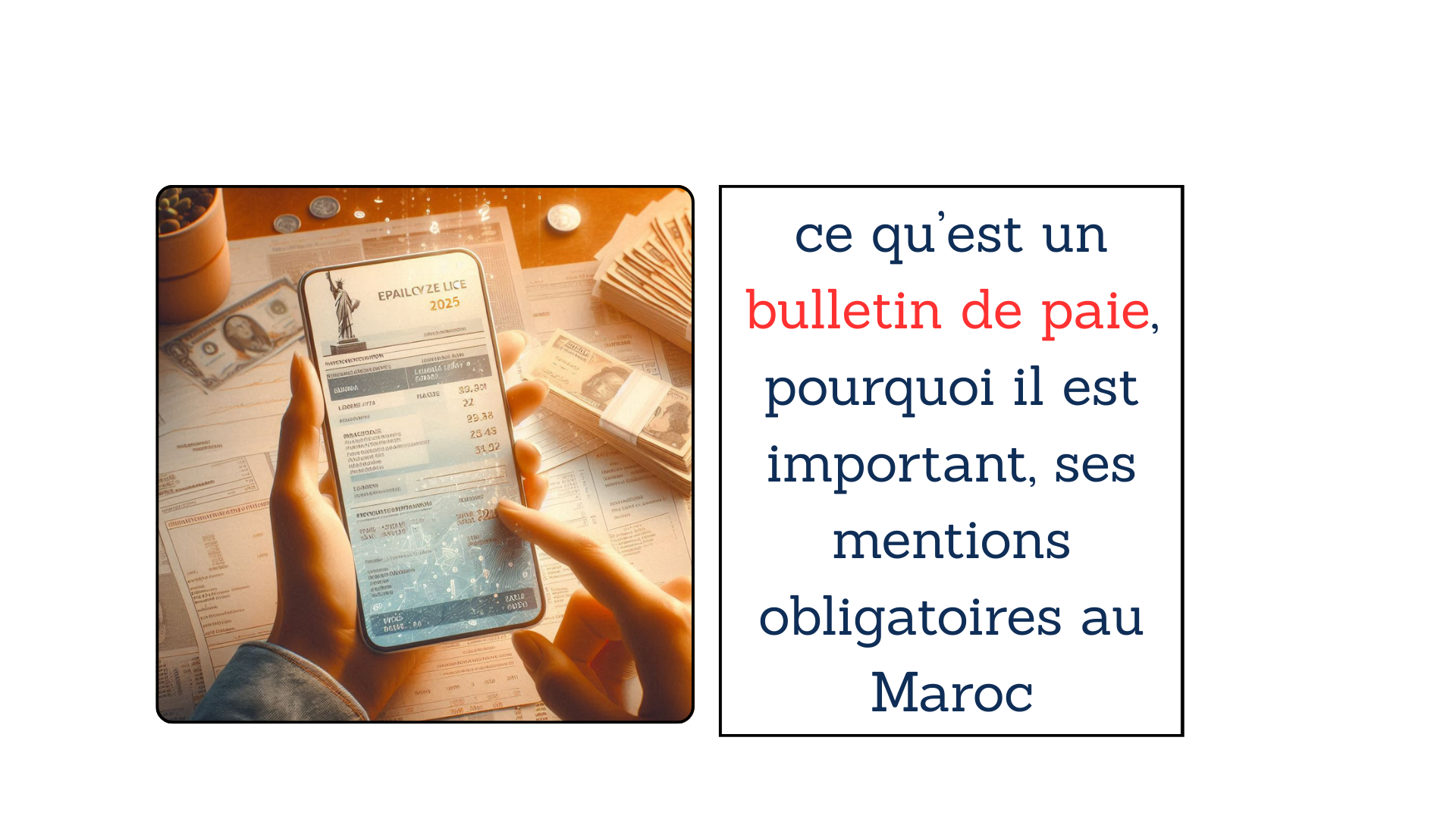 Le bulletin de paie