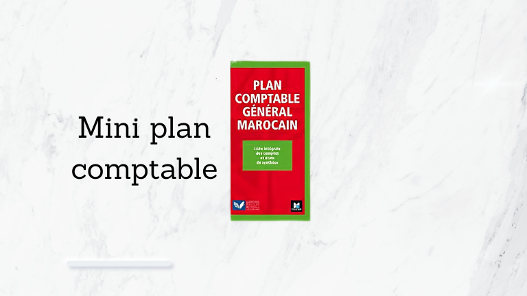 plan comptable maroc