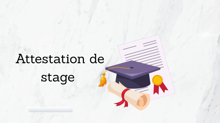 attestation de stage au maroc , exemple word