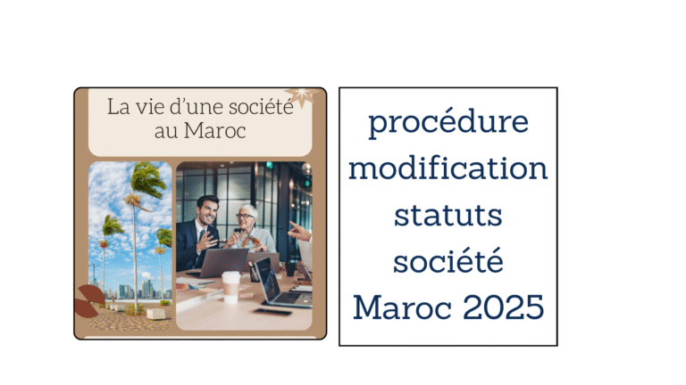 Statut de societe au maroc