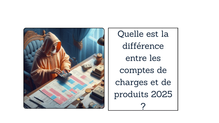 Quelle est la différence entre les comptes de charges et de produits 2025 ?